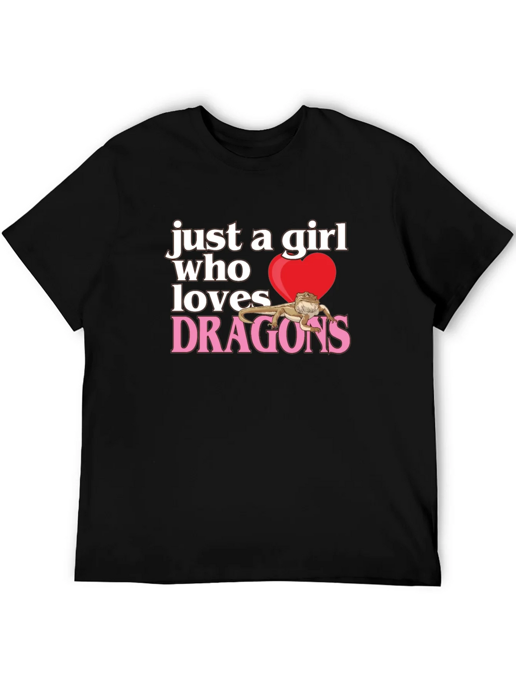 Girl Who Loves Dragons T-Shirt product image 5