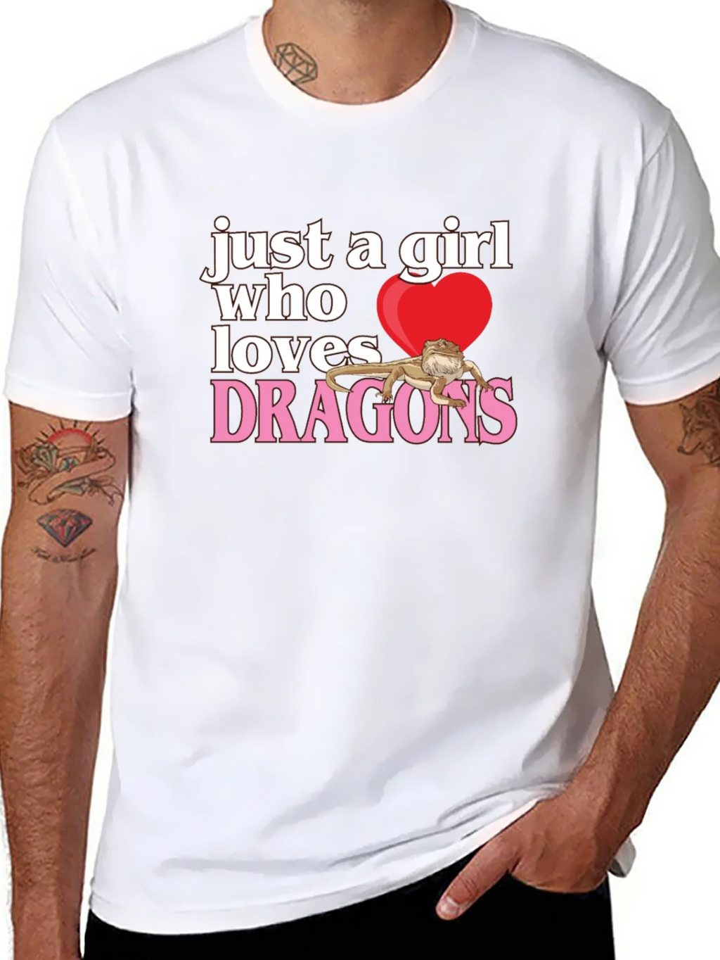 Girl Who Loves Dragons T-Shirt product image 7
