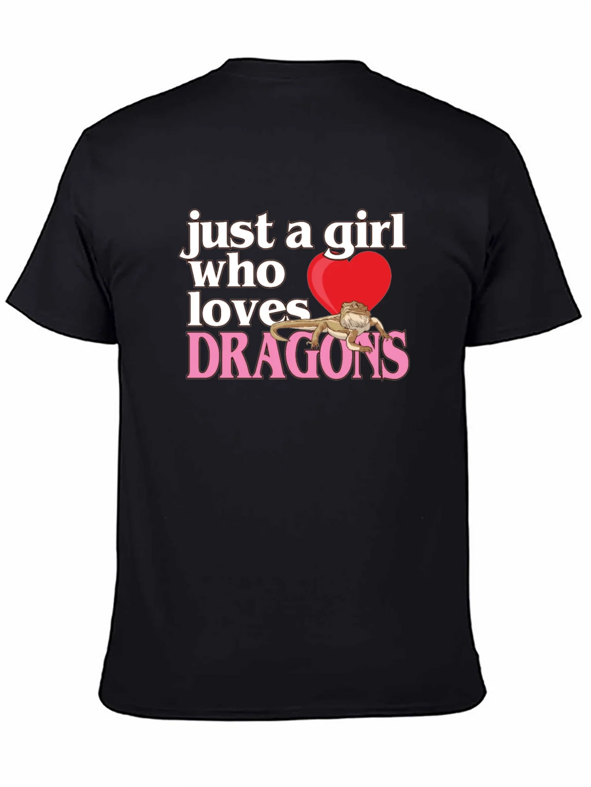 Girl Who Loves Dragons T-Shirt product image 4