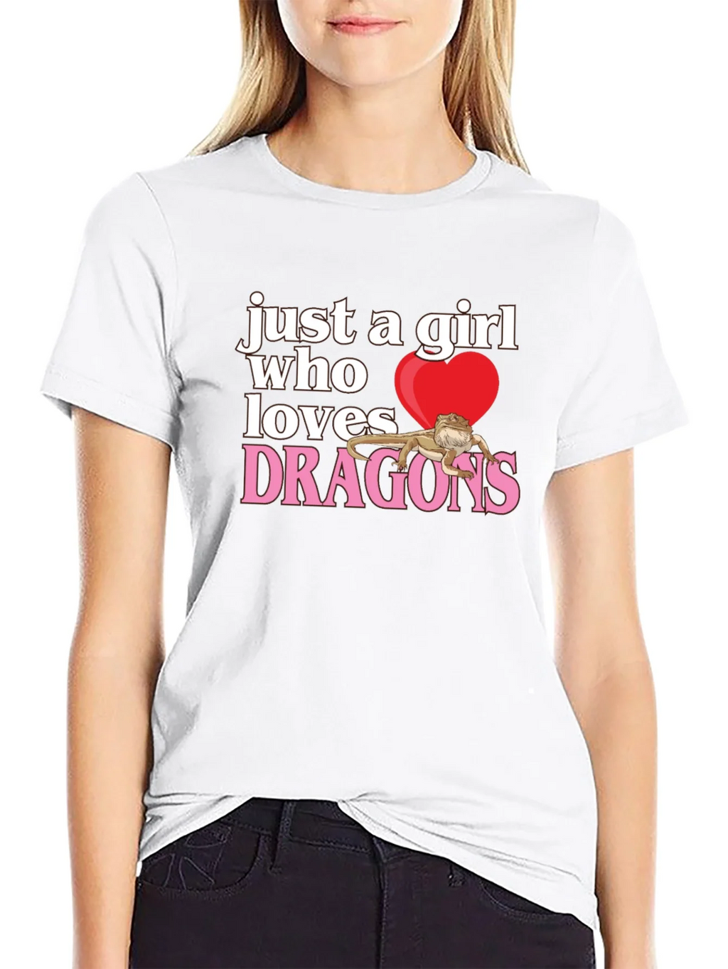 Girl Who Loves Dragons T-Shirt product image 8