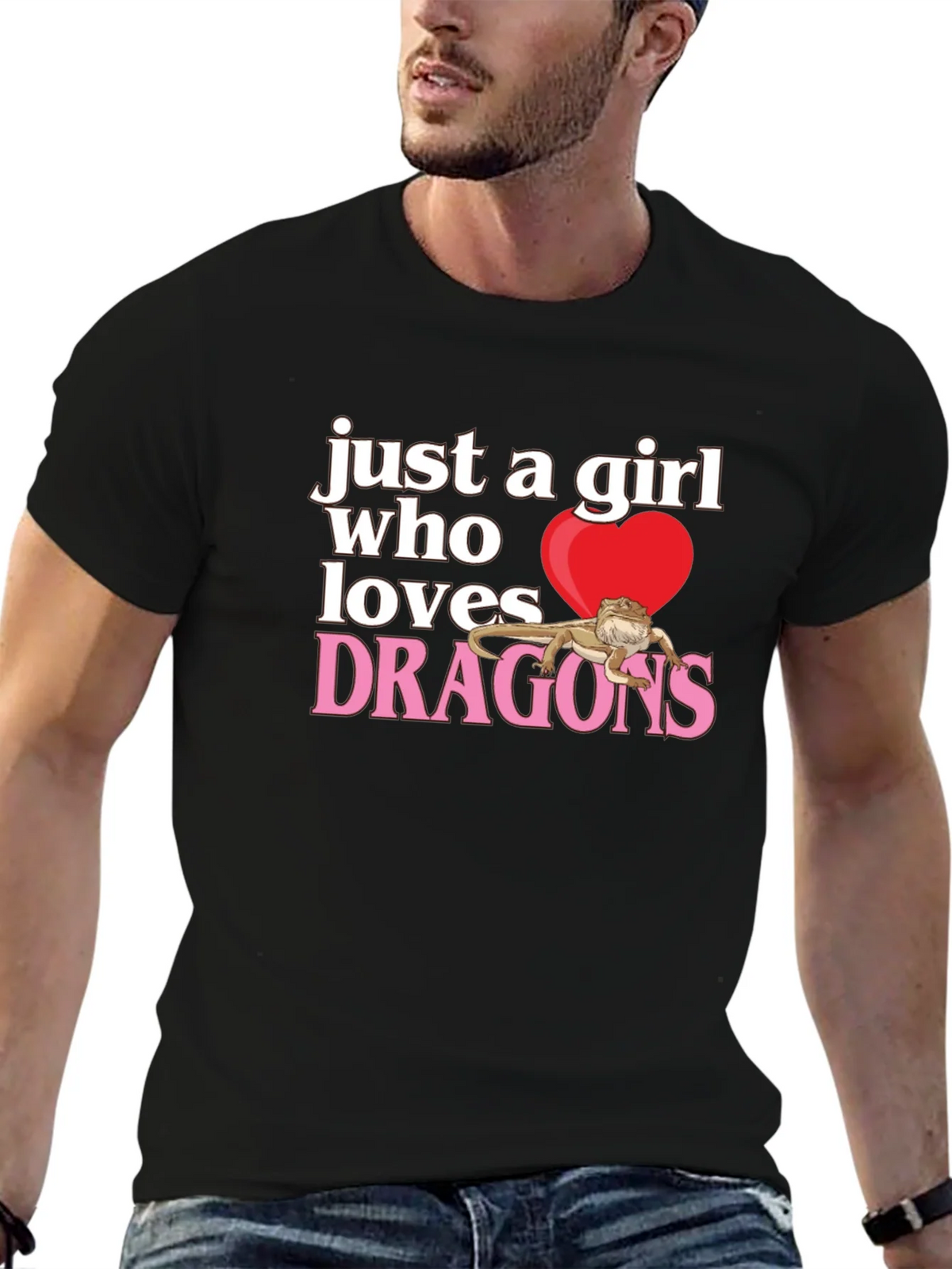 Girl Who Loves Dragons T-Shirt product image 6