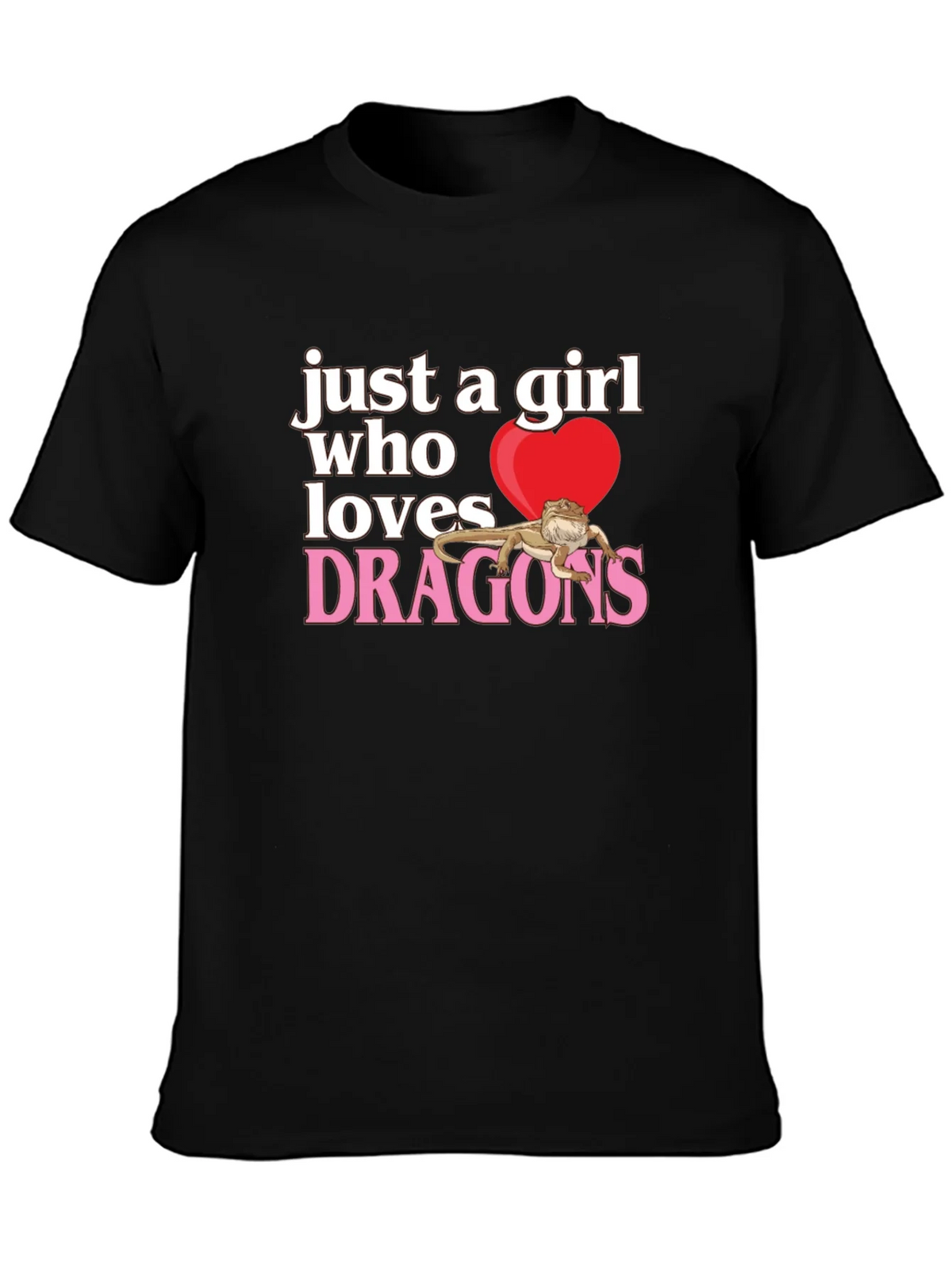 Girl Who Loves Dragons T-Shirt product image 3