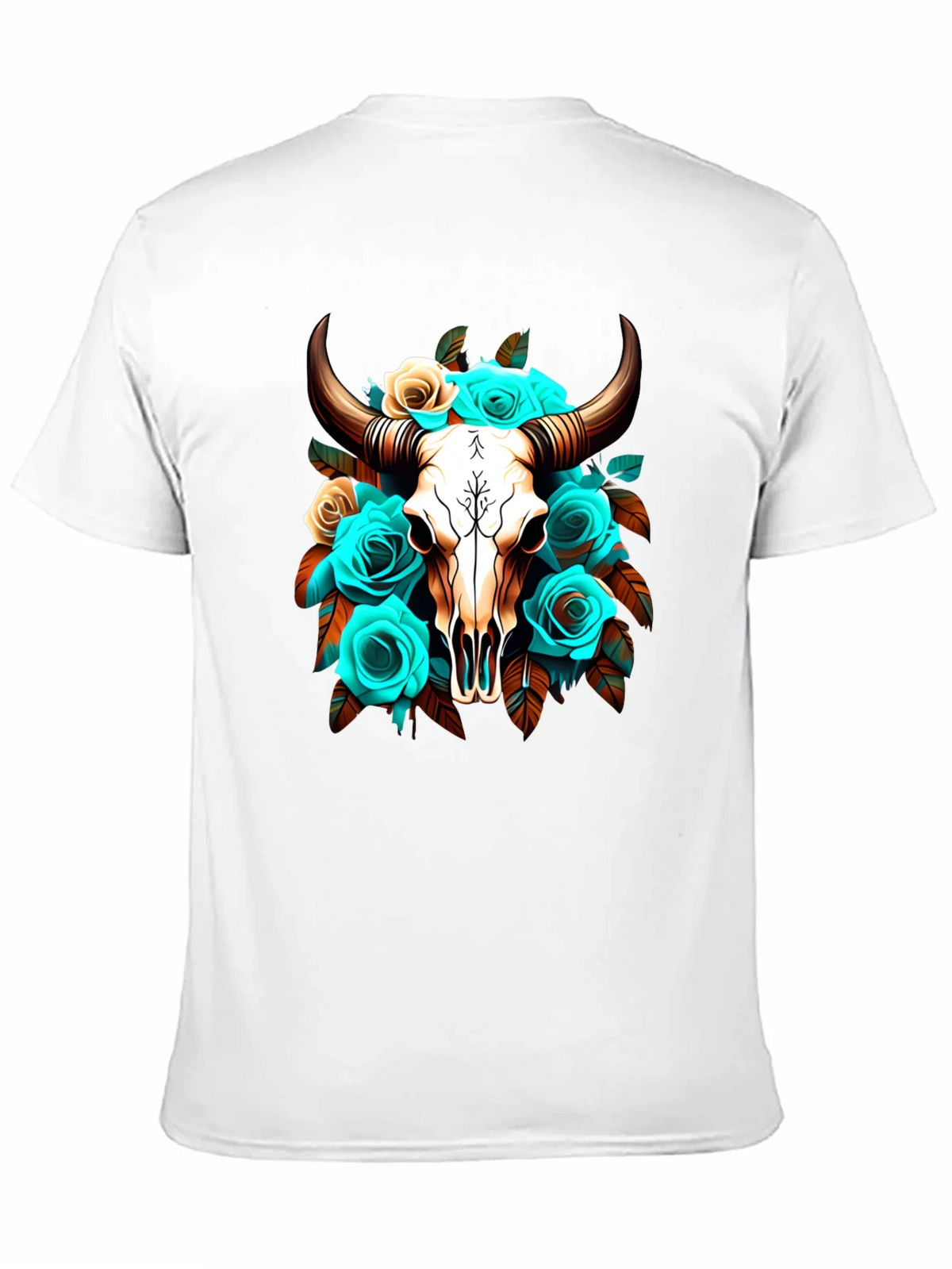 Floral Skull Graphic T-Shirt product image 10