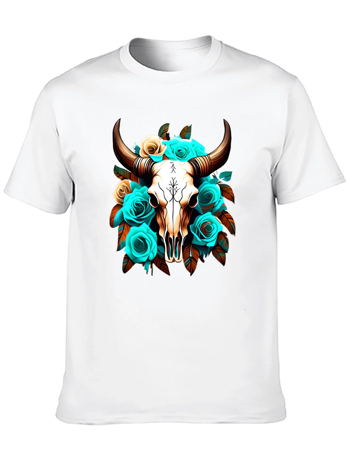 Floral Skull Graphic T-Shirt product image 9