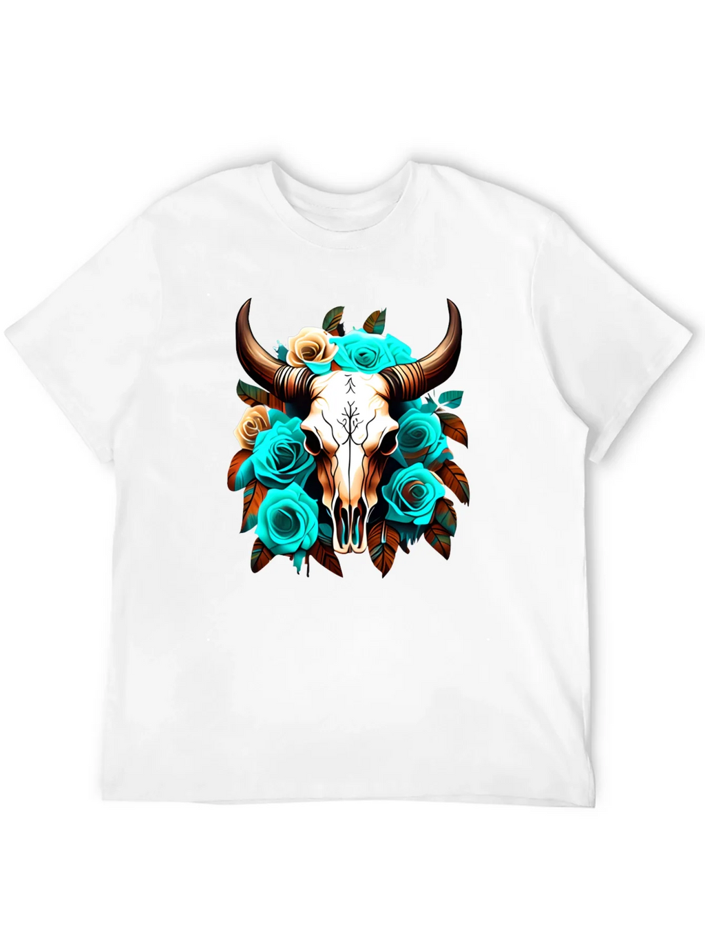 Floral Skull Graphic T-Shirt product image 11