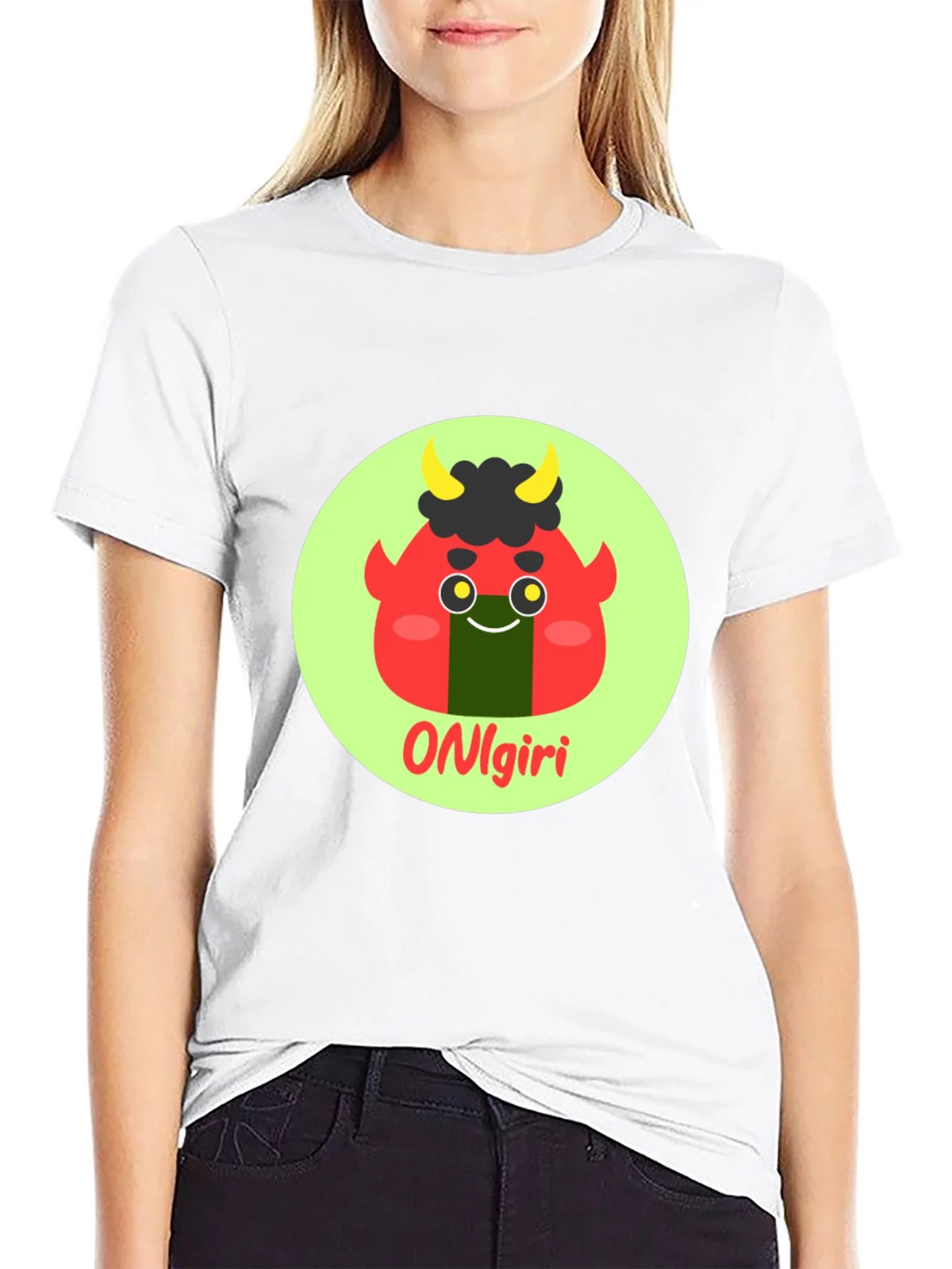 Onigiri Cartoon Graphic T-Shirt product image 8