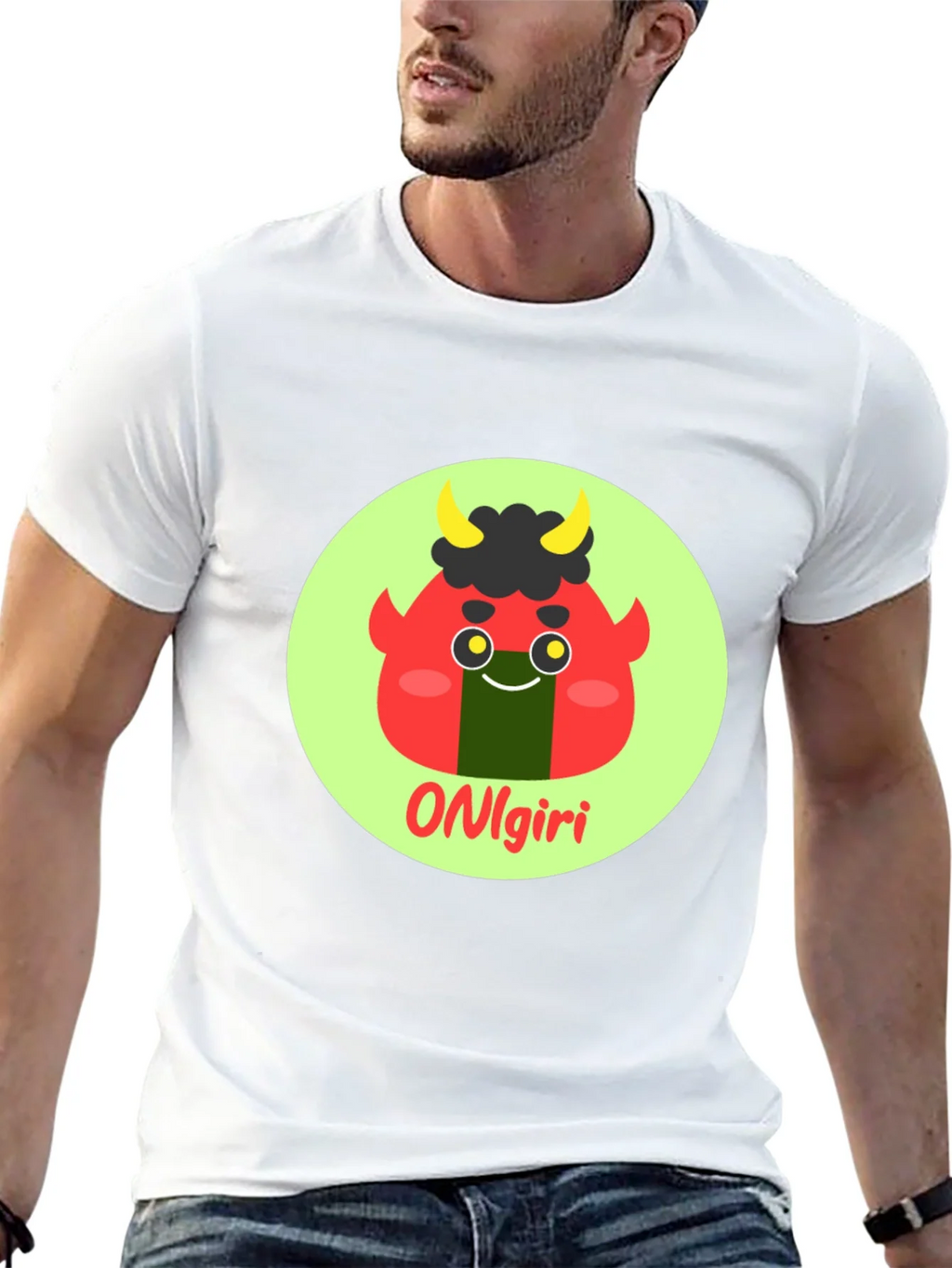 Onigiri Cartoon Graphic T-Shirt product image 12
