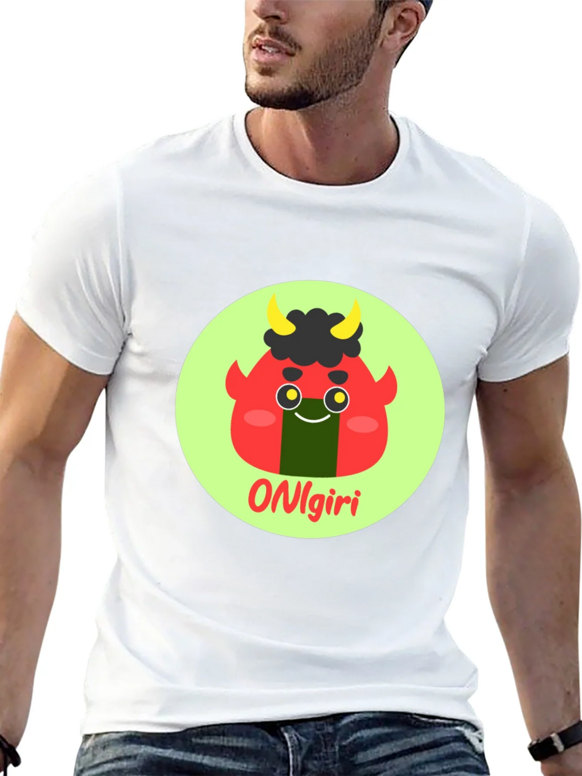 Onigiri Cartoon Graphic T-Shirt product image 12