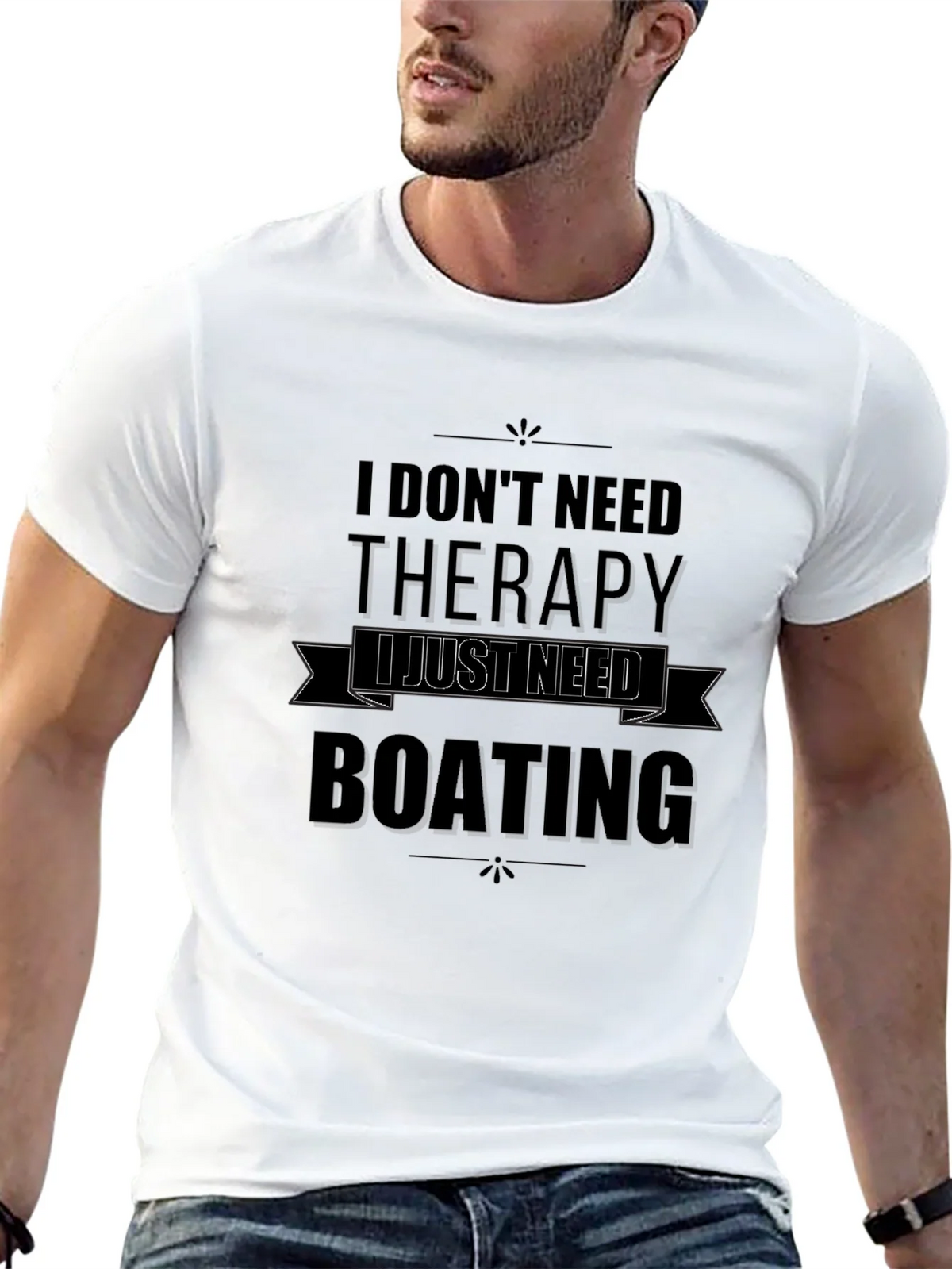 Boating Therapy Graphic Tee - Black product image 12
