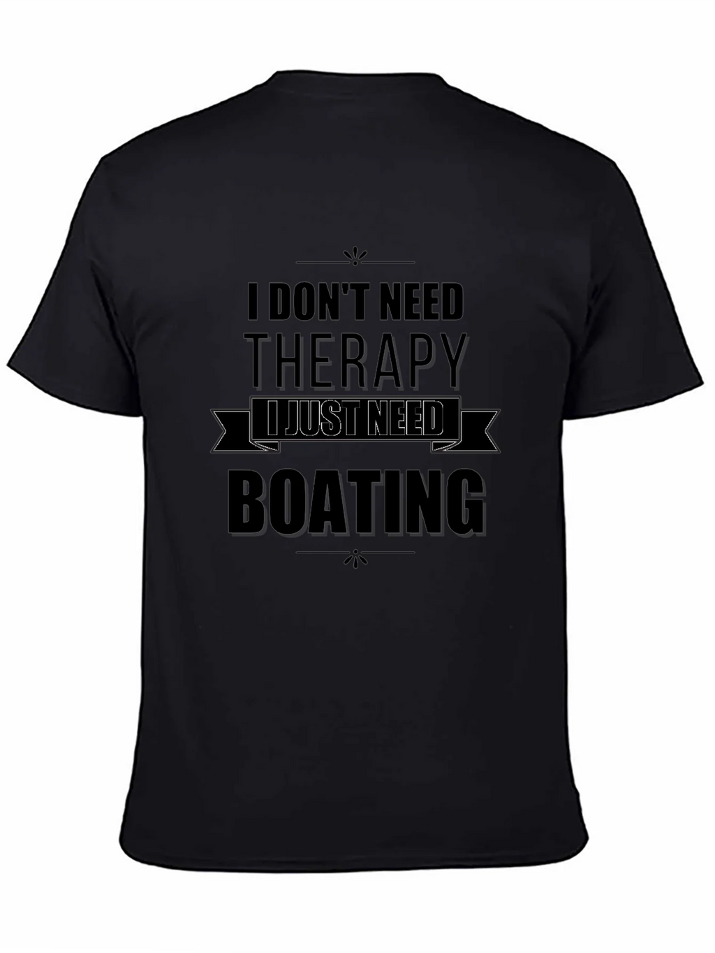 Boating Therapy Graphic Tee - Black product image 4