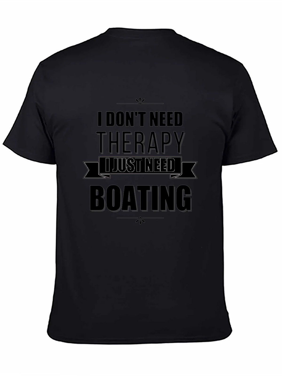 Boating Therapy Graphic Tee - Black product image 4