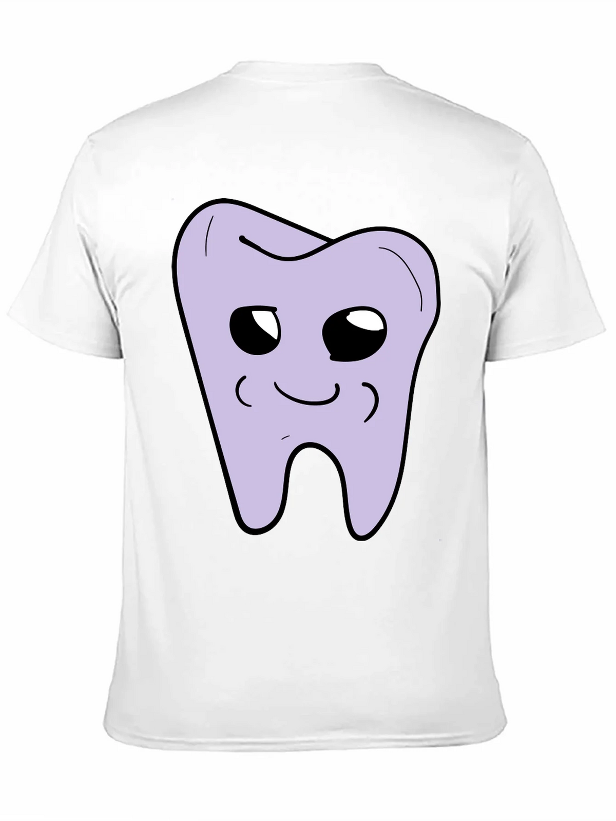 Cute Tooth Graphic Black T-Shirt product image 9