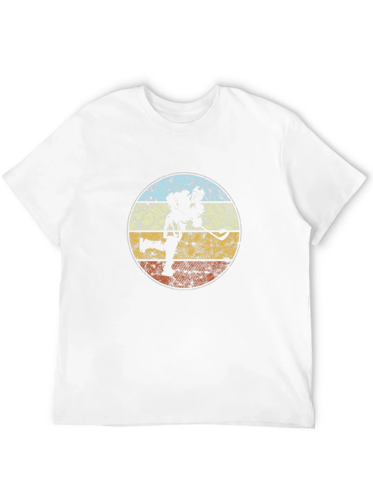 Lacrosse Player Retro Graphic T-Shirt product image 11