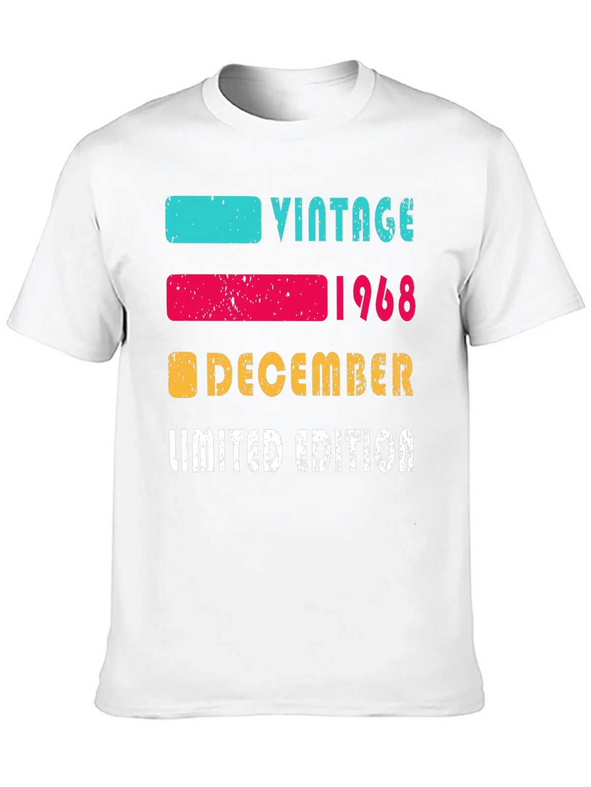 Vintage 1968 December Limited Edition T-Shirt product image 9