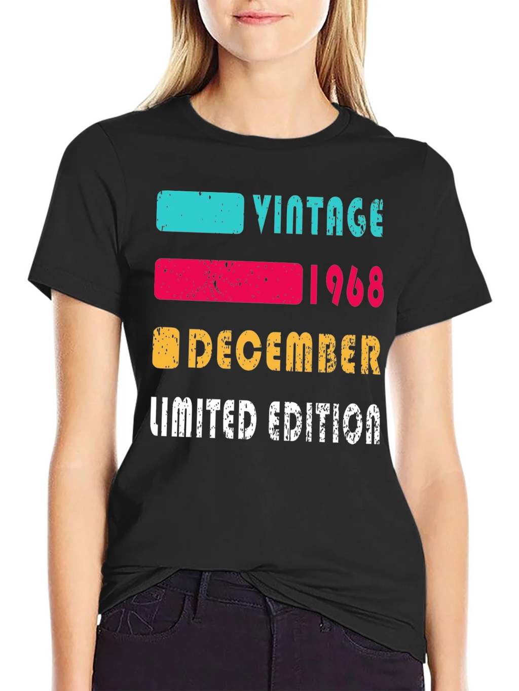 Vintage 1968 December Limited Edition T-Shirt product image 2
