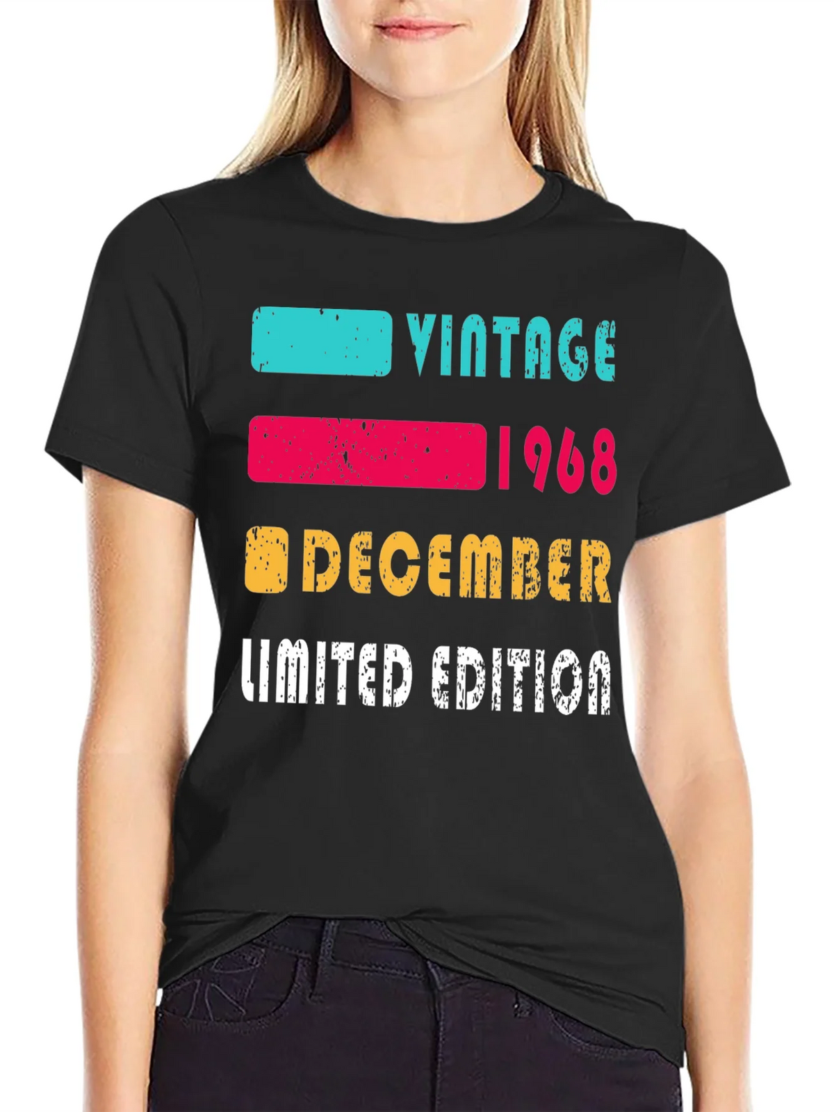 Vintage 1968 December Limited Edition T-Shirt product image 2