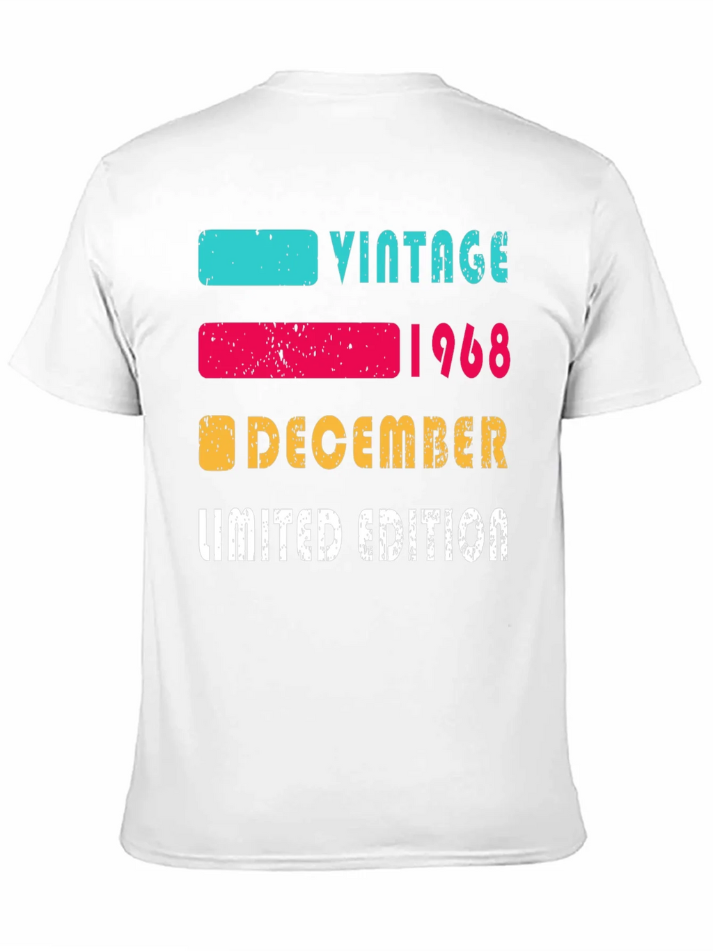Vintage 1968 December Limited Edition T-Shirt product image 10