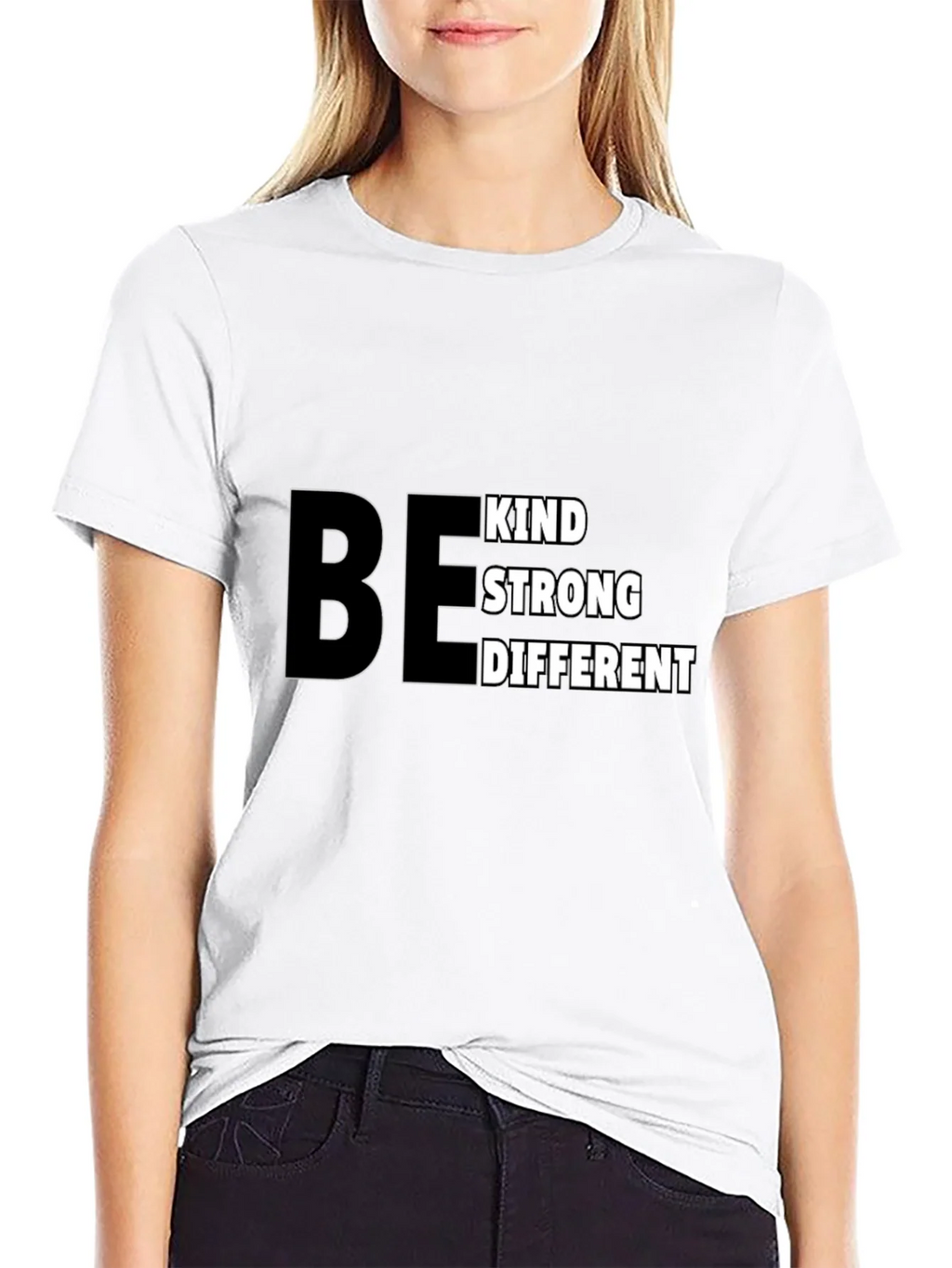 Be Kind Strong Different Black T-Shirt product image 5