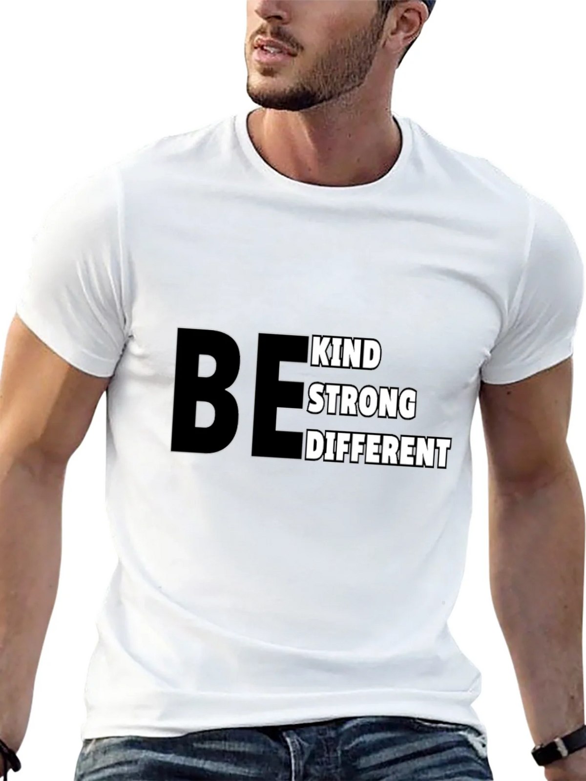 Be Kind Strong Different Black T-Shirt product image 7