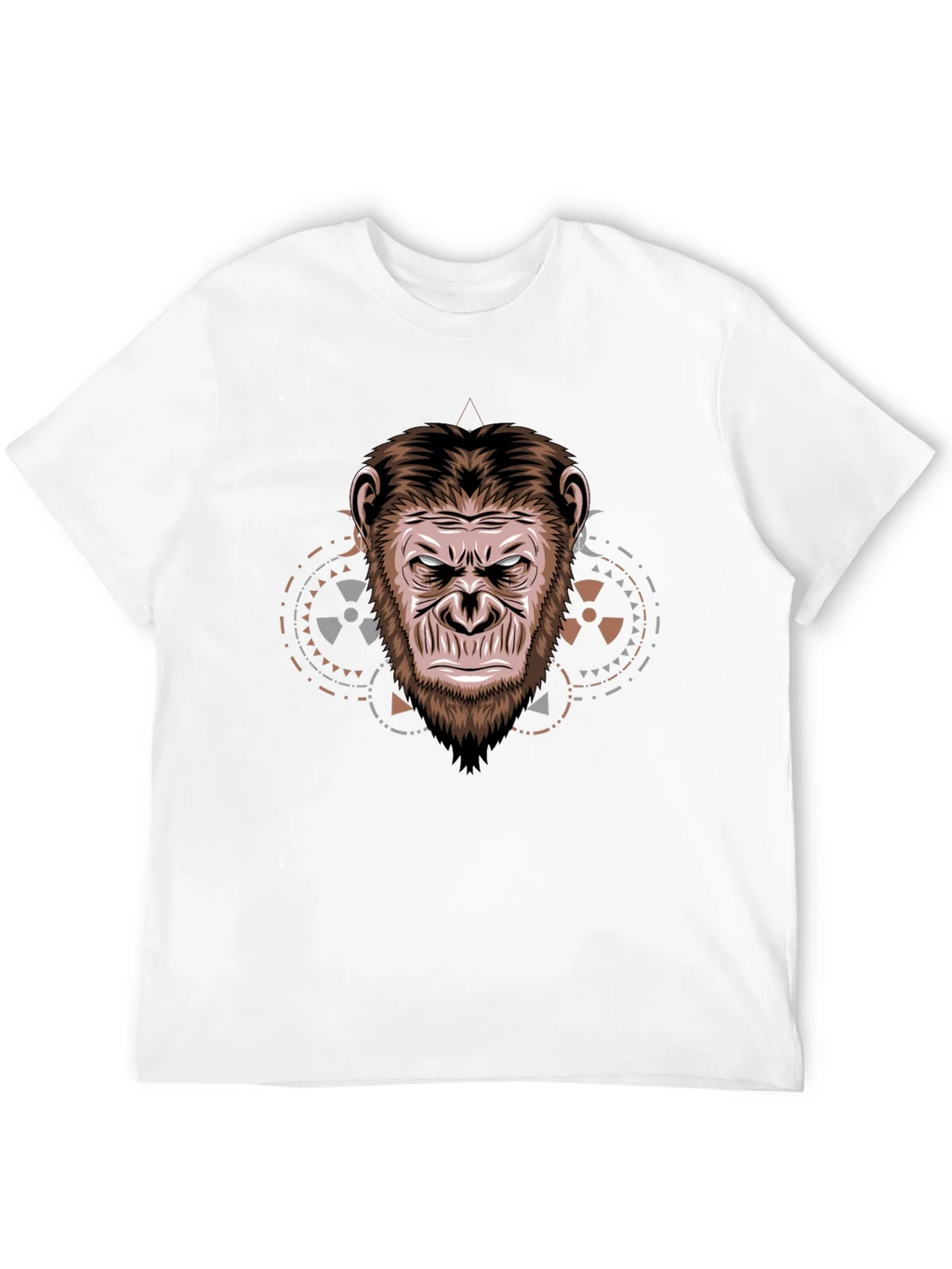 Ape Face Graphic T-Shirt - Cool Animal Design product image 11