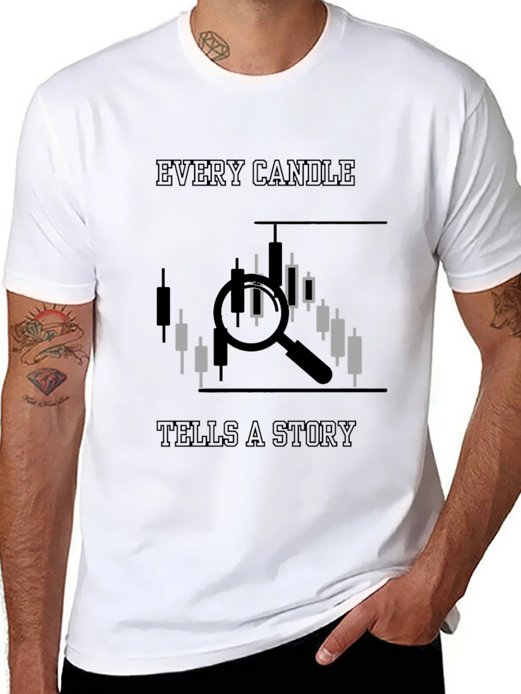Traders Tee: Every Candle Tells a Story product image 7