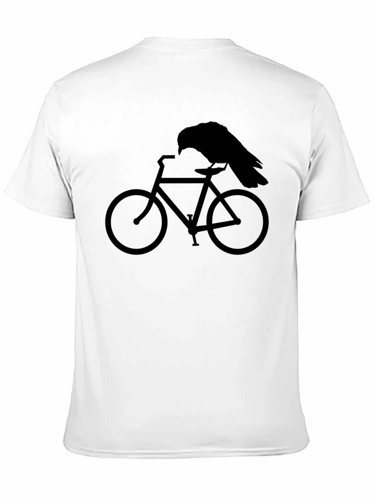 Raven on Bike Graphic Tee - Mens Black T-Shirt product image 5