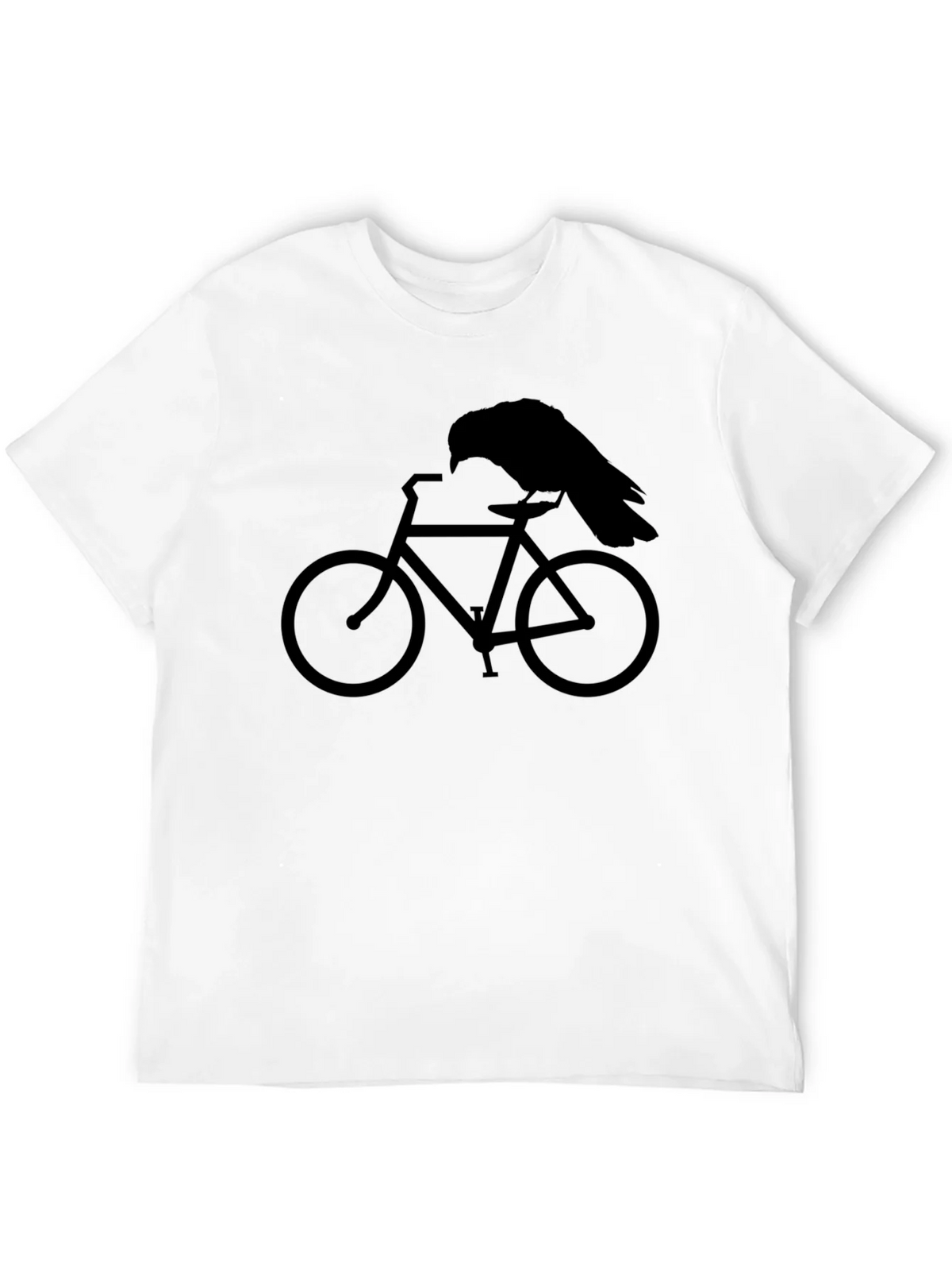Raven on Bike Graphic Tee - Mens Black T-Shirt product image 6