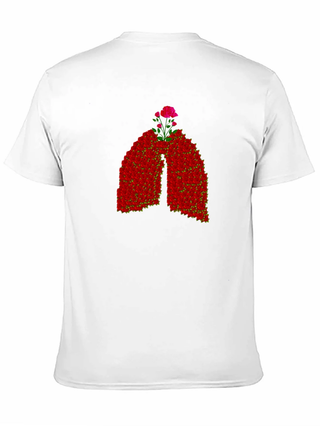 Floral Lungs Graphic Tee - Black product image 9
