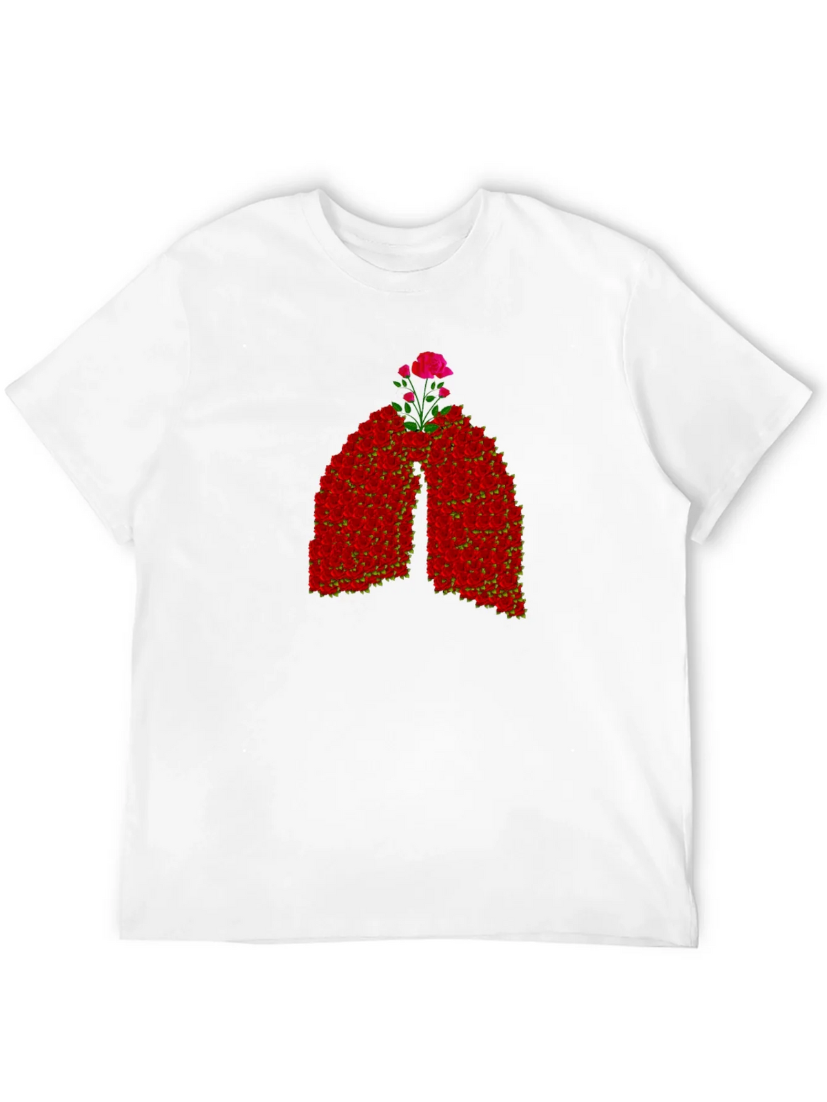 Floral Lungs Graphic Tee - Black product image 10