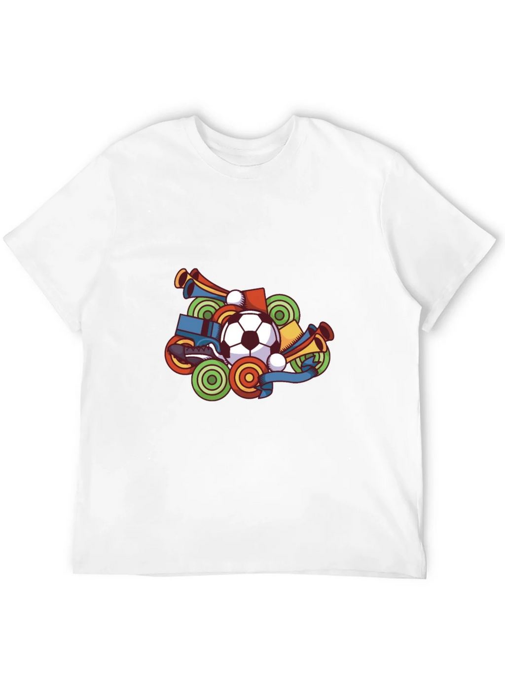 Soccer Fan T-Shirt - Black Graphic Tee product image 8
