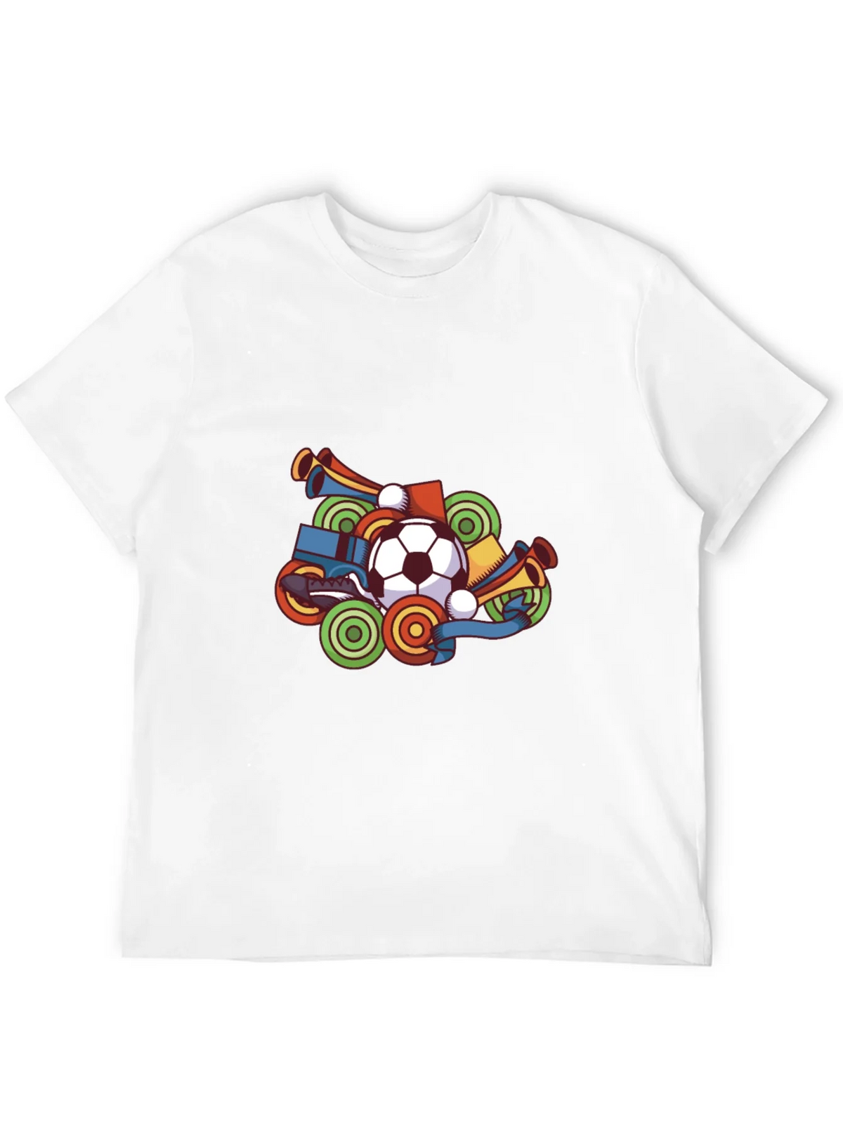Soccer Fan T-Shirt - Black Graphic Tee product image 8