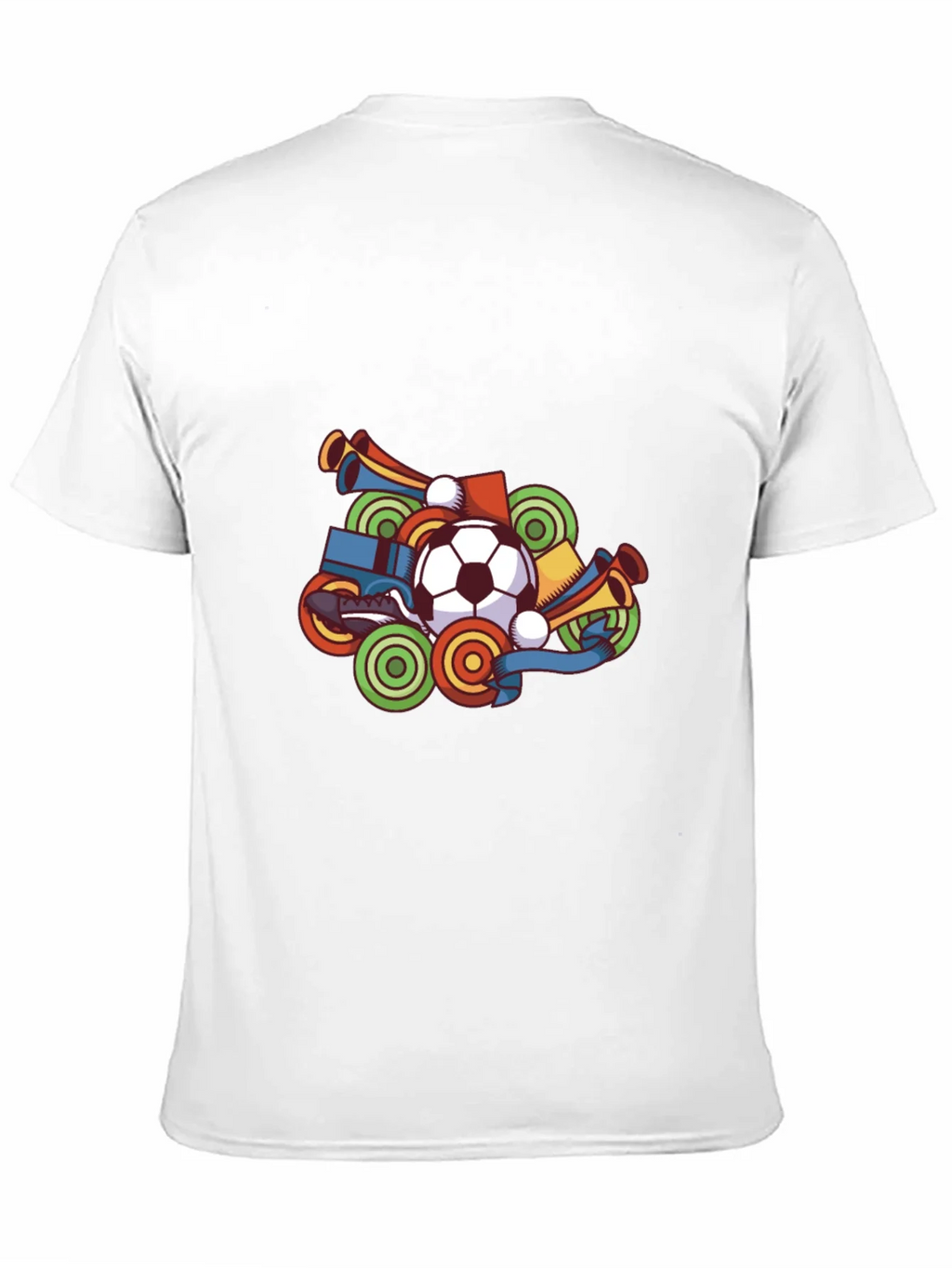 Soccer Fan T-Shirt - Black Graphic Tee product image 7