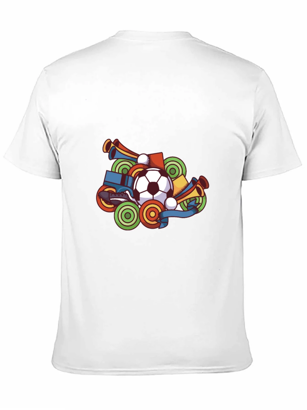 Soccer Fan T-Shirt - Black Graphic Tee product image 7