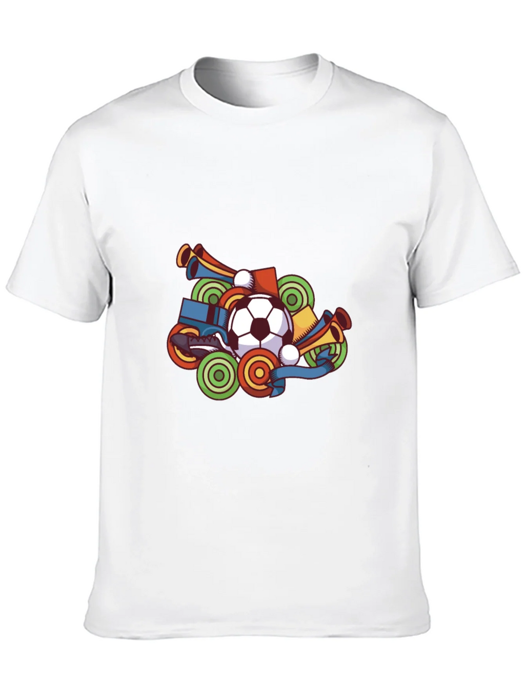 Soccer Fan T-Shirt - Black Graphic Tee product image 6