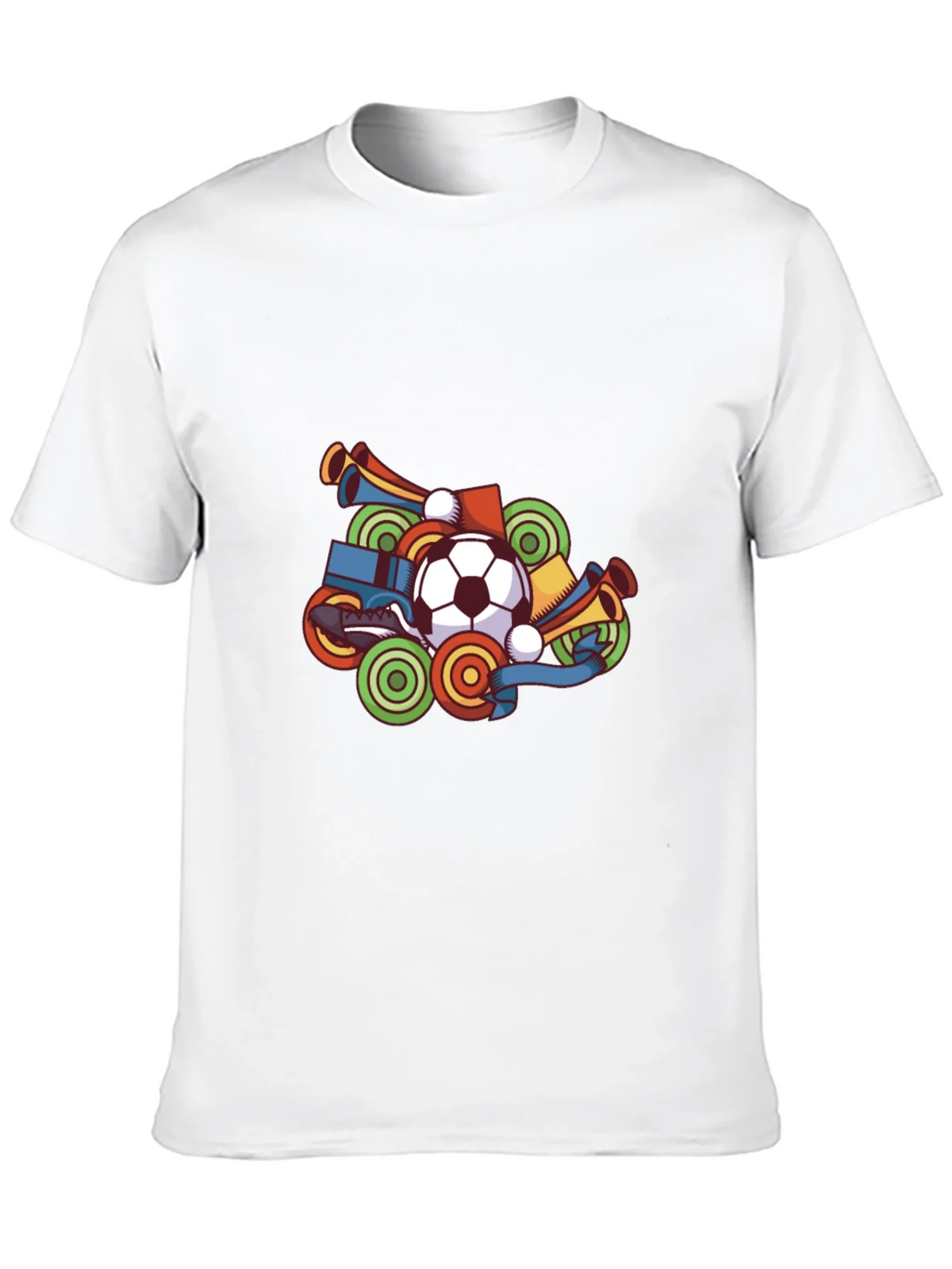 Soccer Fan T-Shirt - Black Graphic Tee product image 6