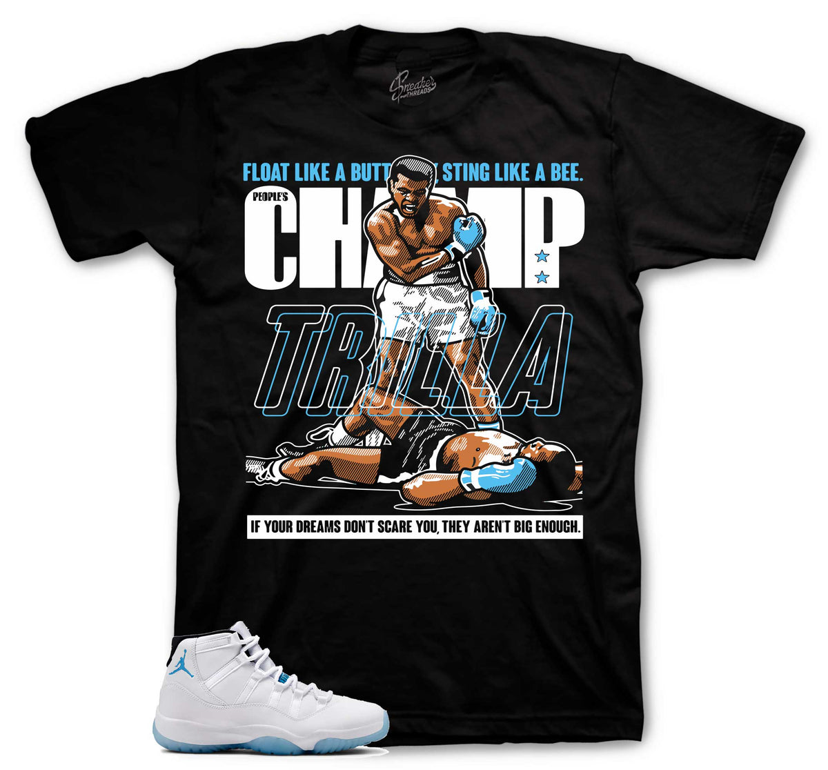 Retro 11 Legend Blue Trilla Shirt