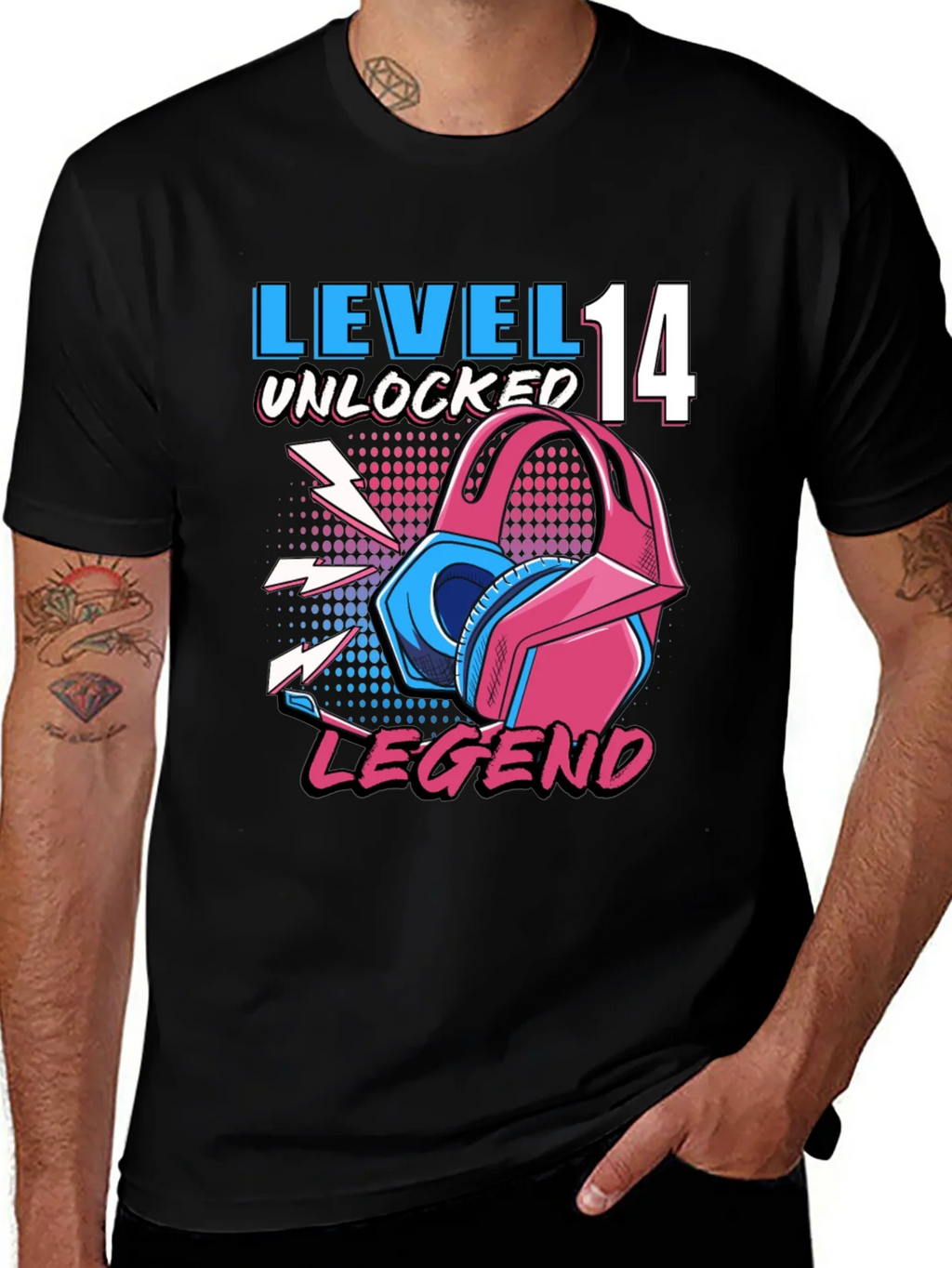 Level 14 Unlocked Gaming Legend T-Shirt product image 1
