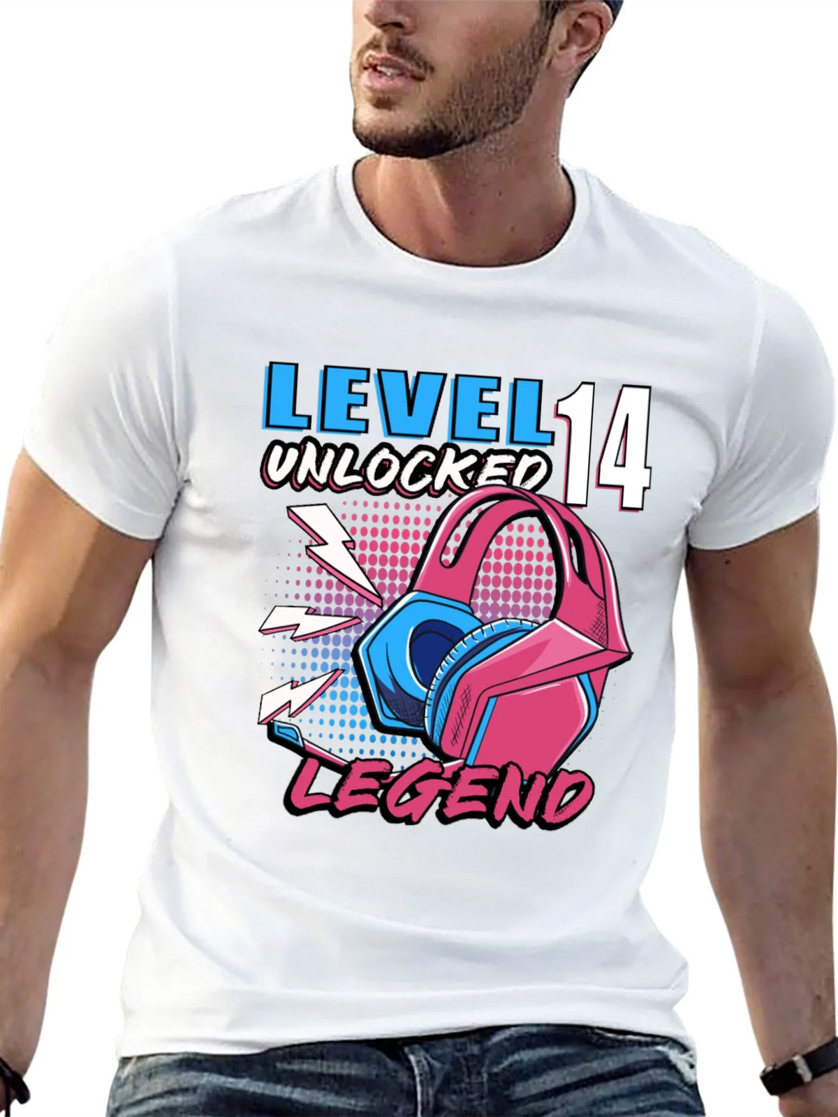 Level 14 Unlocked Gaming Legend T-Shirt product image 12