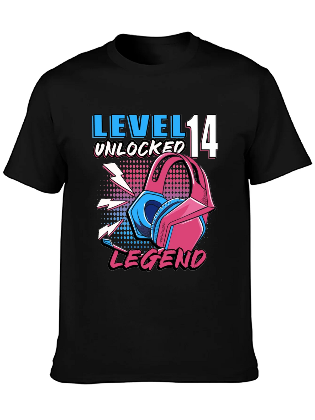 Level 14 Unlocked Gaming Legend T-Shirt product image 3