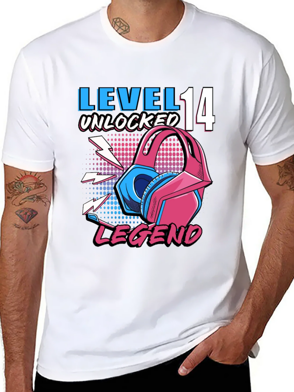 Level 14 Unlocked Gaming Legend T-Shirt product image 7