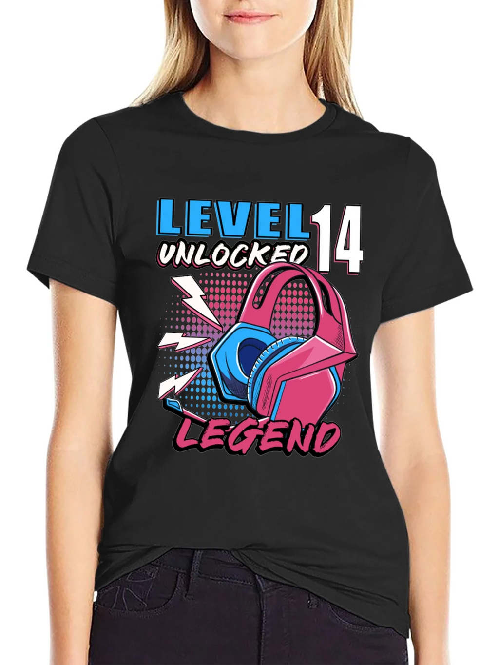 Level 14 Unlocked Gaming Legend T-Shirt product image 2