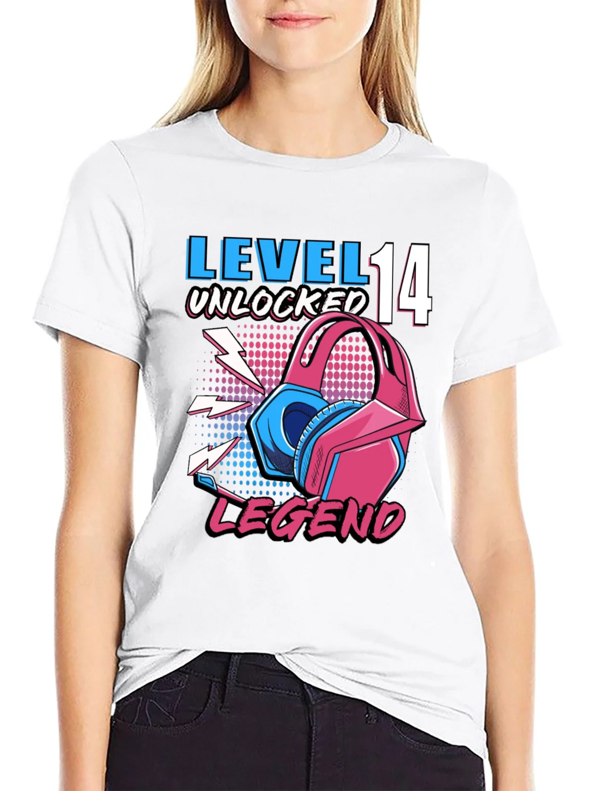 Level 14 Unlocked Gaming Legend T-Shirt product image 8