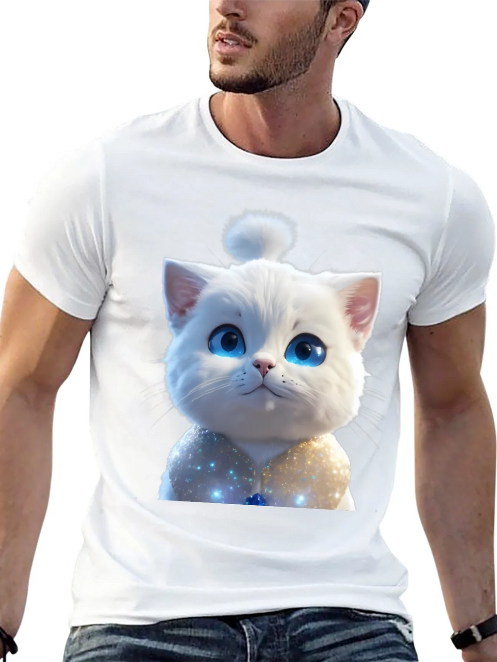 Cute Cat Graphic Tee - Soft & Stylish product image 12