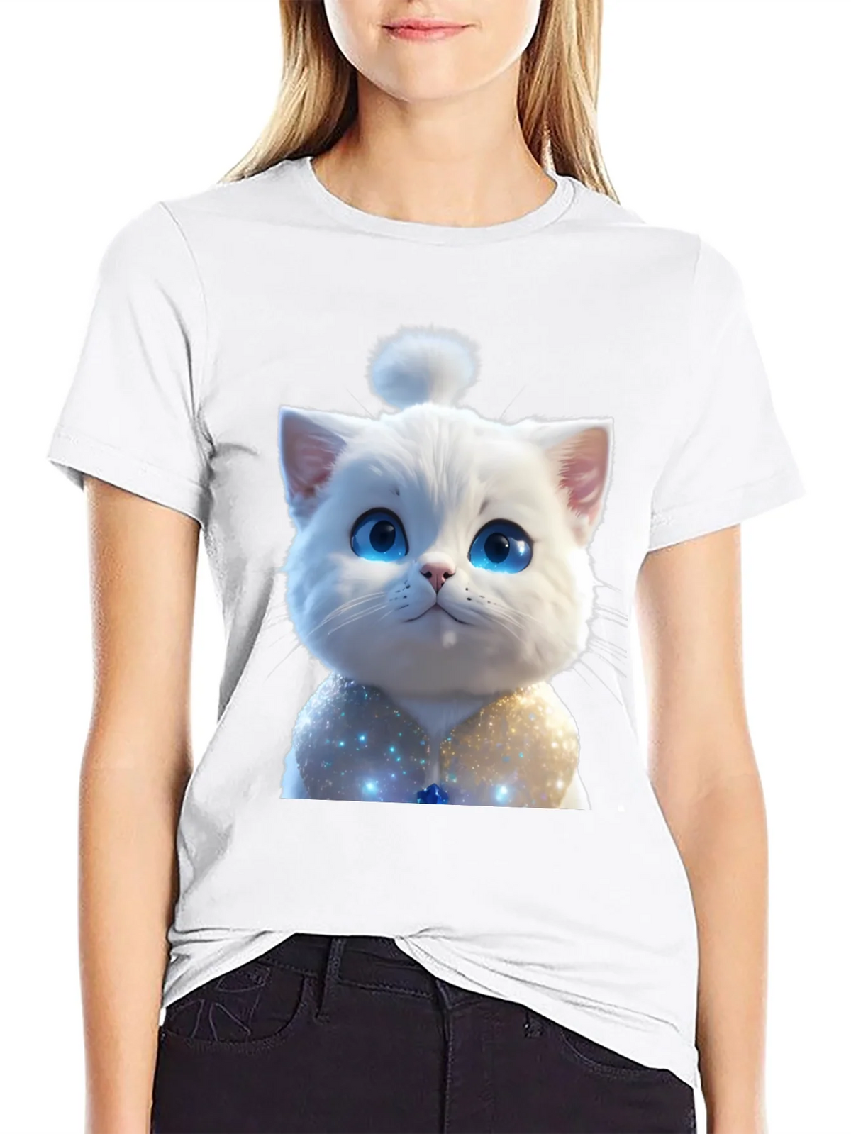 Cute Cat Graphic Tee - Soft & Stylish product image 8
