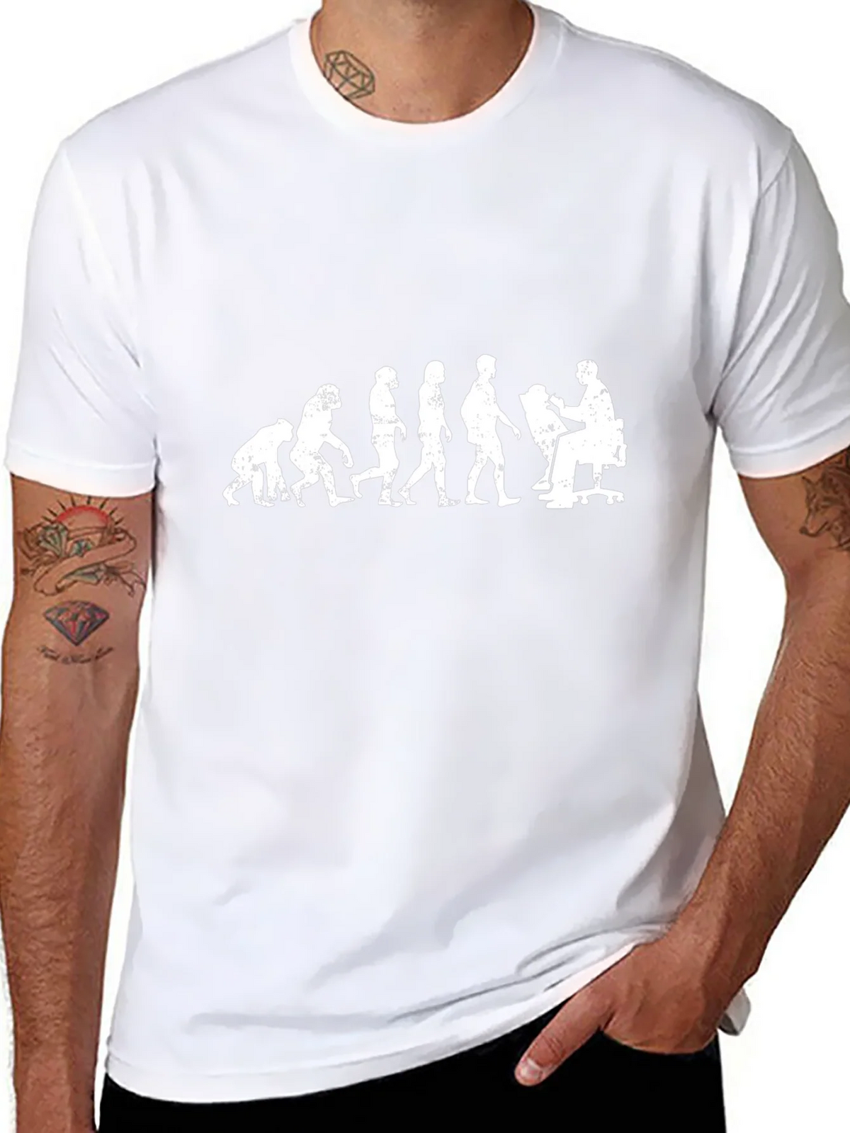 Evolution of a Gamer T-Shirt - Black product image 7