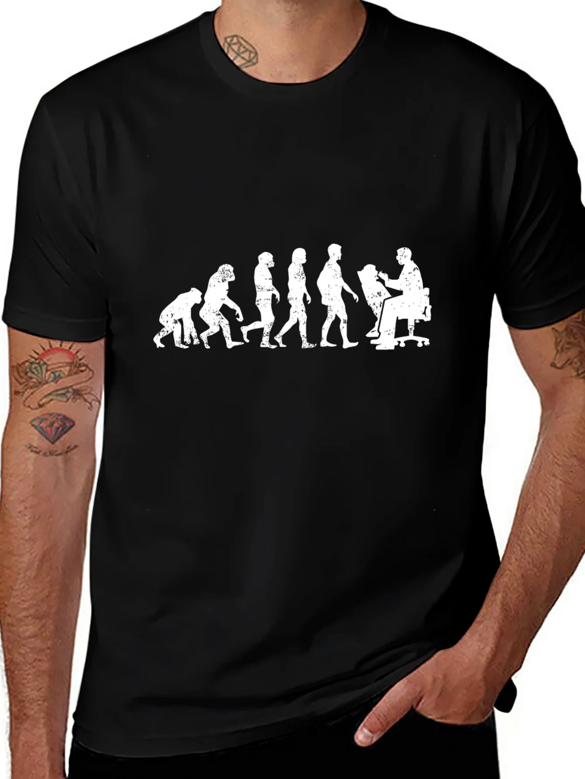 Evolution of a Gamer T-Shirt - Black product image 1