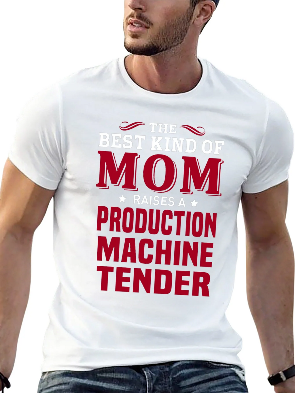 Mom Production Machine Tender T-Shirt product image 12