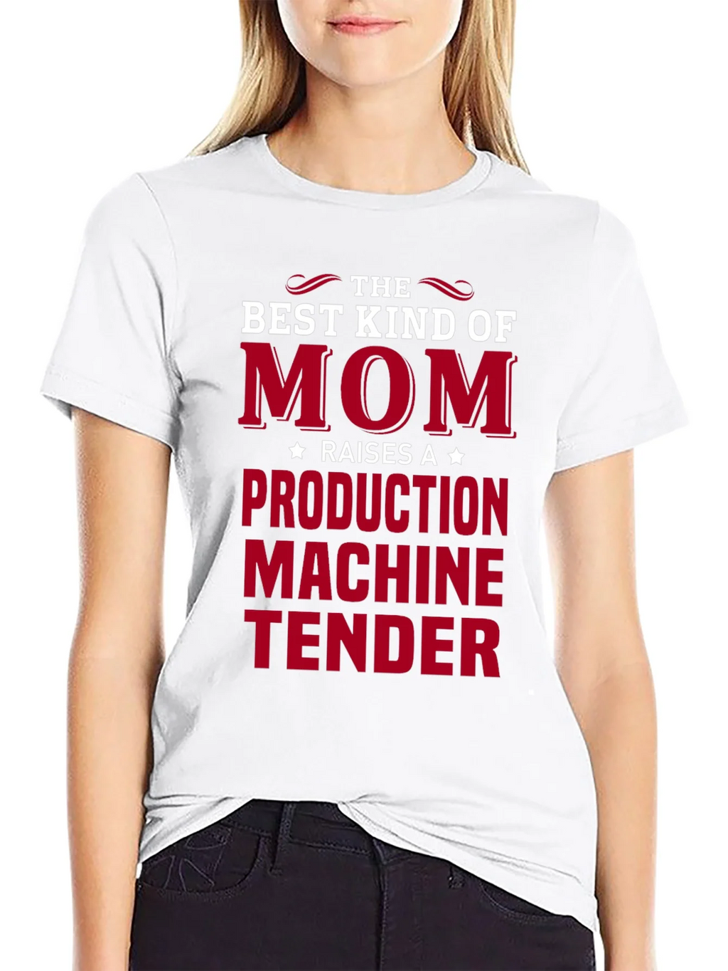 Mom Production Machine Tender T-Shirt product image 8