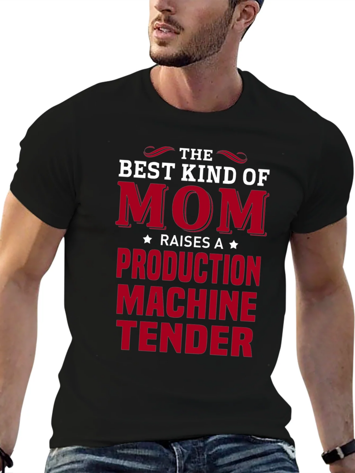 Mom Production Machine Tender T-Shirt product image 6