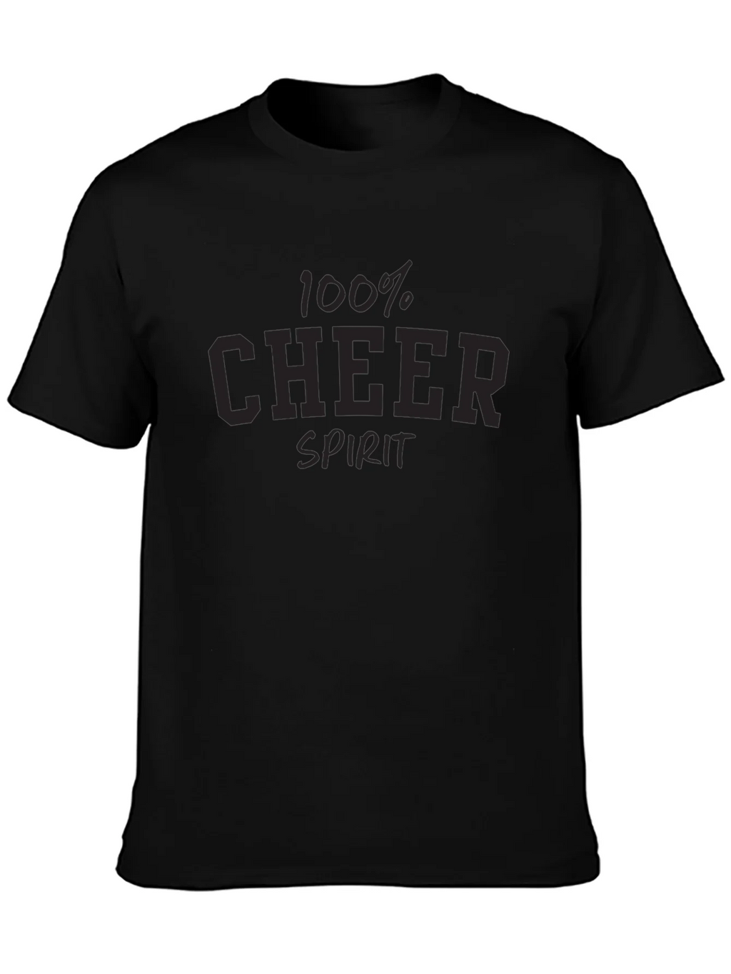 100% Cheer Spirit Graphic Tee - Black product image 3